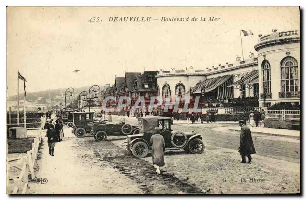 Deauville — Boulevard de la Mer — G. T. Le Havre - Vorderseite