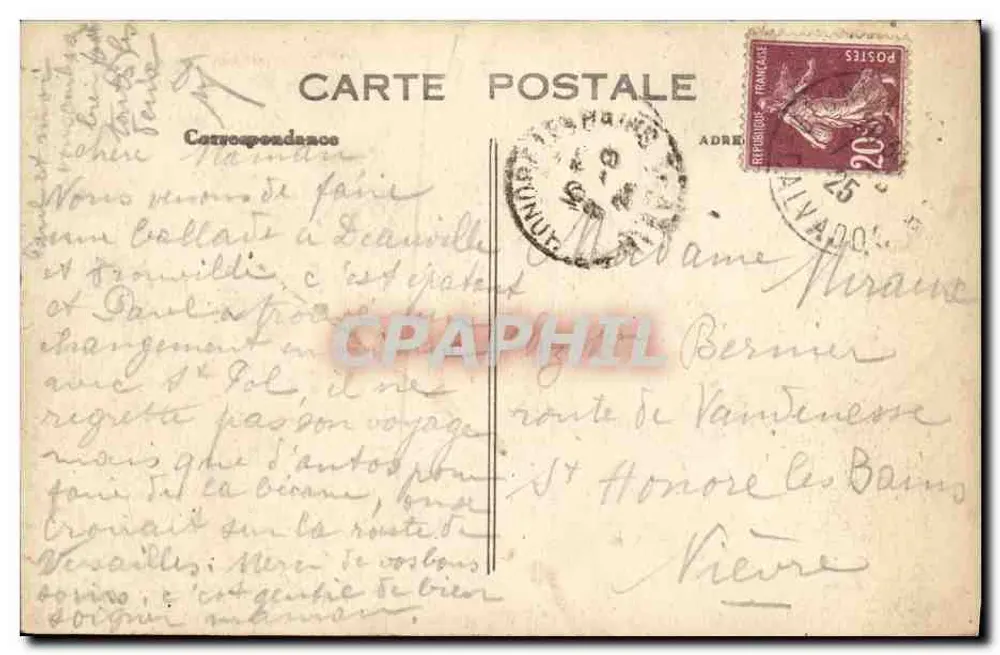 Deauville — Boulevard de la Mer — G. T. Le Havre - Rückseite