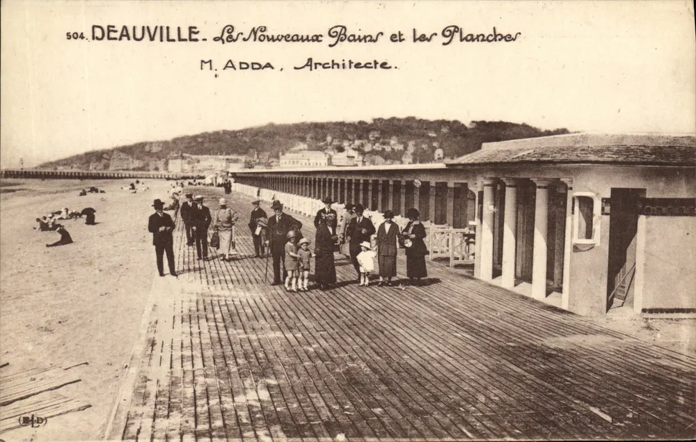 Deauville - Les Nouveaux Bains et les Planches - M. Adda, Architecte. - Vorderseite