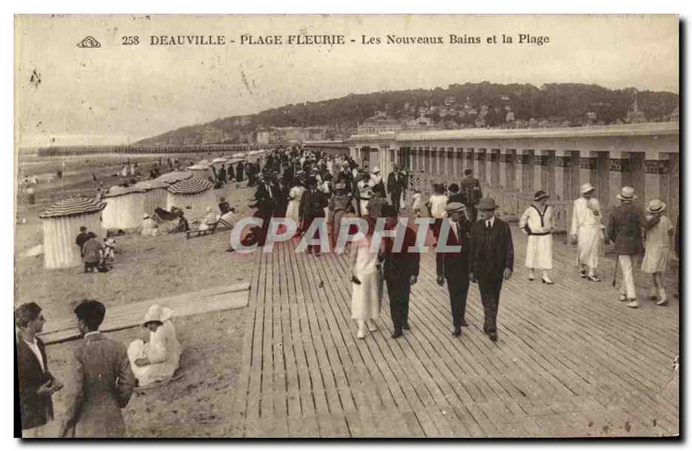 Deauville - Blühende Strände - Die Neuen Bäder und der Strand - Vorderseite