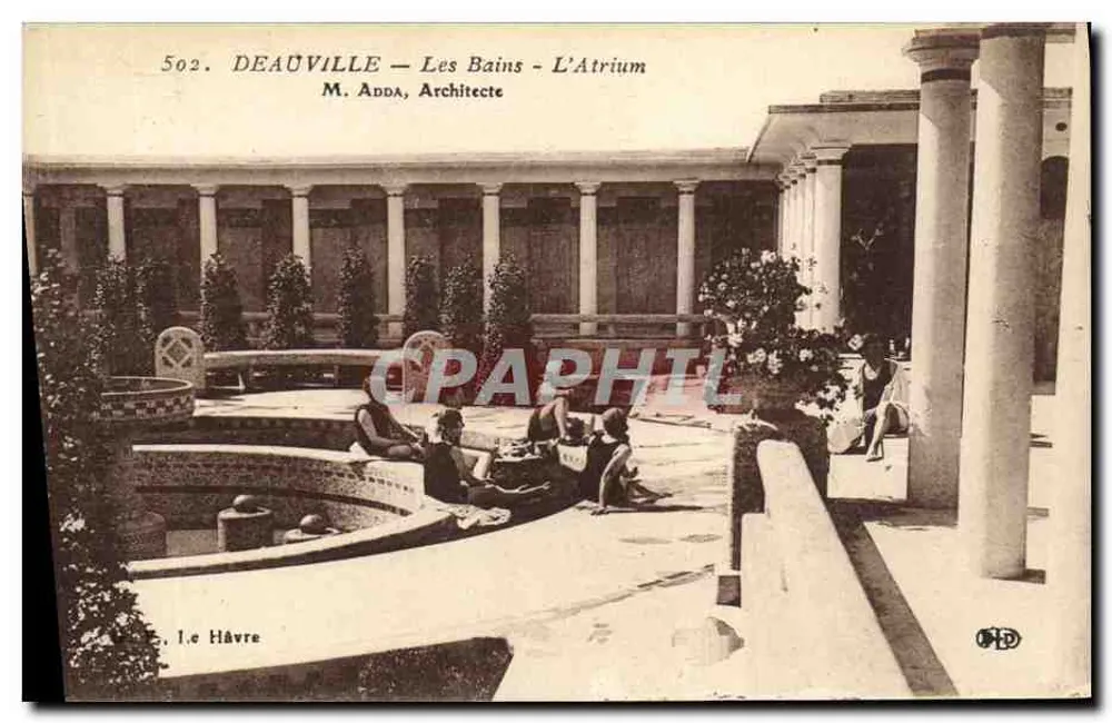 Deauville — Os Banhos — O Atrium — M. Adda, Arquiteto - Frente