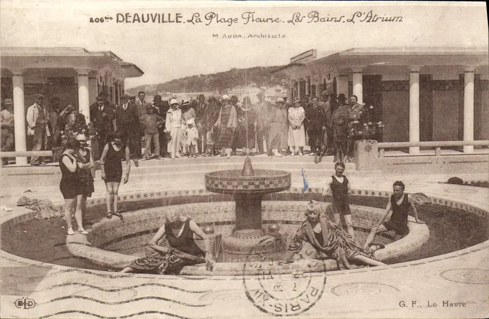 Deauville. Die Blütenstrände - Die Bäder - Das Atrium — Herr Adda, Architekt - Vorderseite