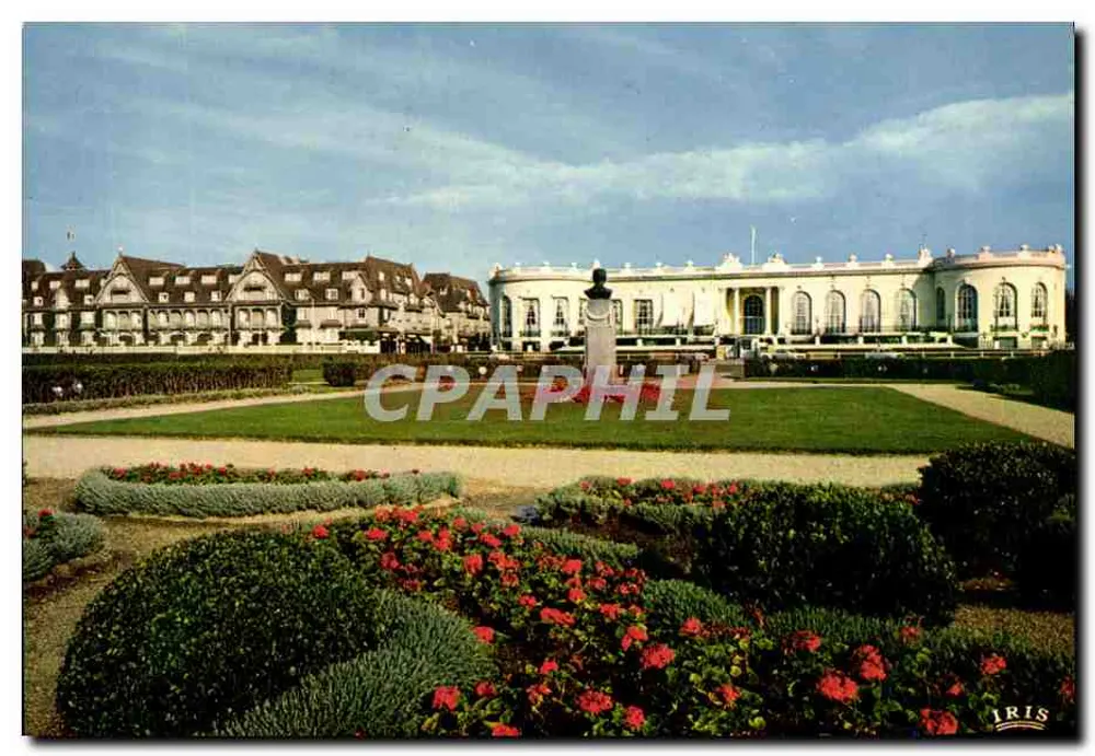 Deauville - Trouville (14) — Das Casino de Deauville und das Normandy-Hôtel — IRIS - Vorderseite
