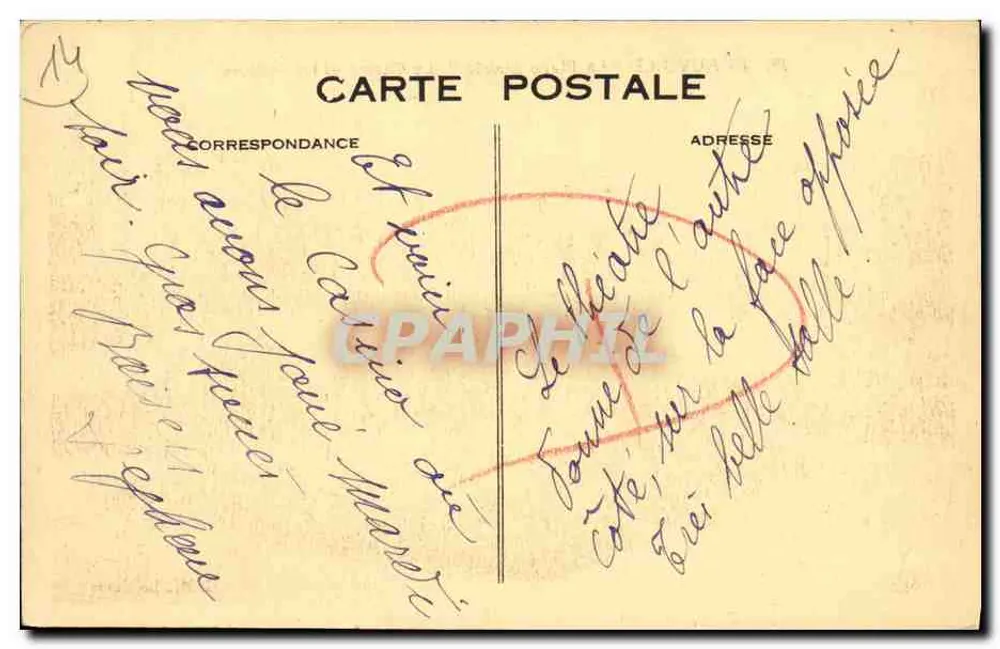 Deauville "La Plage fleurie" — Das Casino und die Gärten — C.M. Le Havre, n°39 - Rückseite