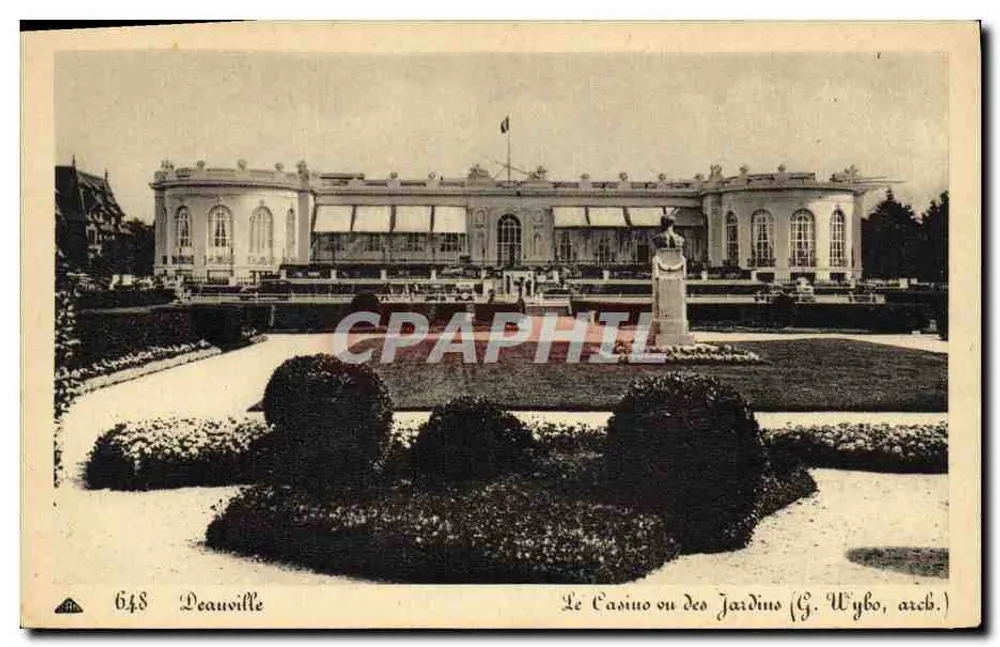 Deauville — Das Casino oder die Gärten (G. Wybo, arch.) - Vorderseite