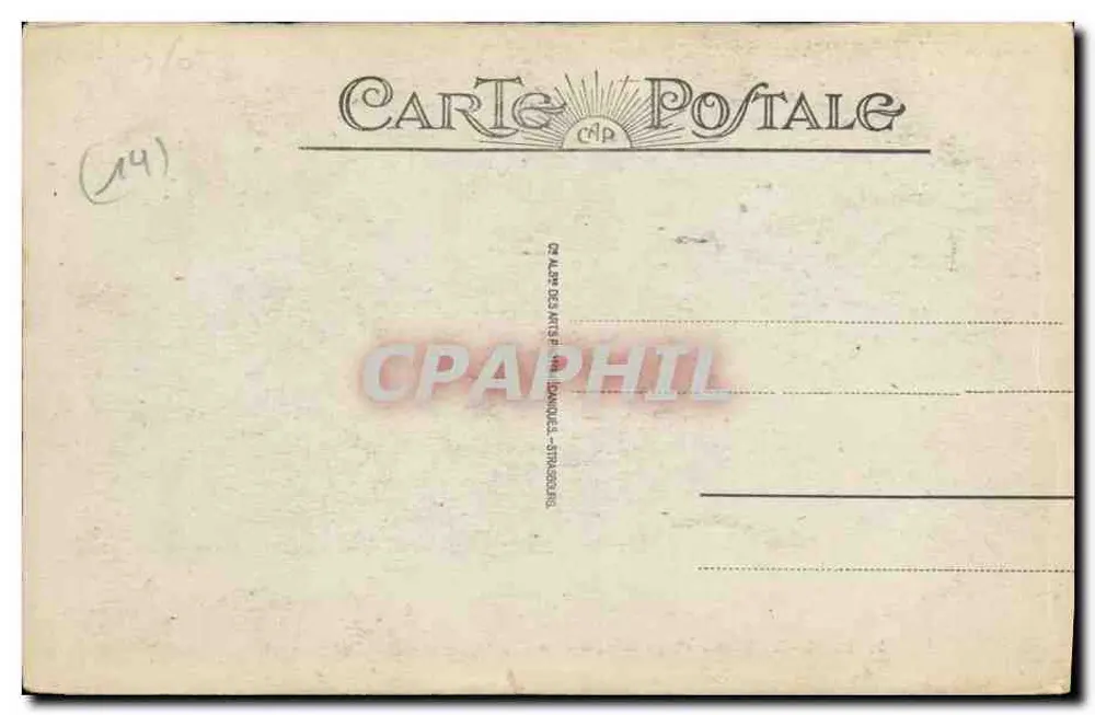 Deauville - Die Blühende Strände - Das Casino — Antike Ansichtskarte des Arts à Deauville, n°132 - Rückseite
