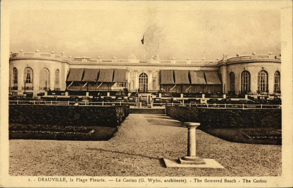 Deauville, Die Blühende Strand — Das Casino (G. Wybo, Architekt) - Vorderseite