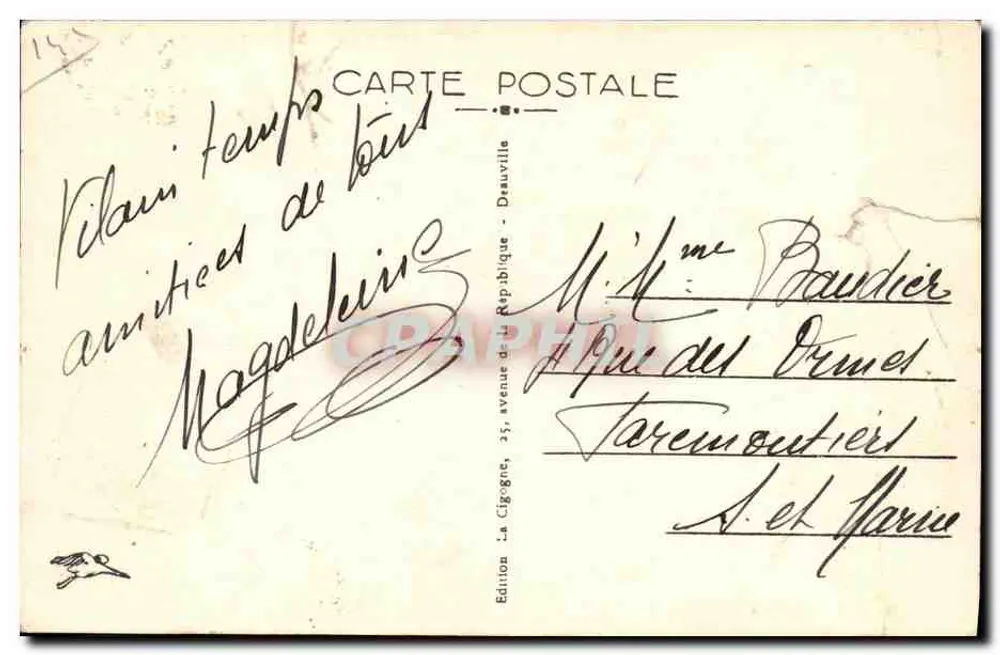 Deauville, die Blütenstrände — Das Casino (G. Wybo, Arch.) - Rückseite