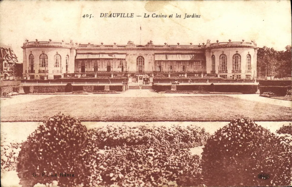 Deauville — Das Casino und die Gärten — G. F. Le Havre, Nr. 405 - Vorderseite