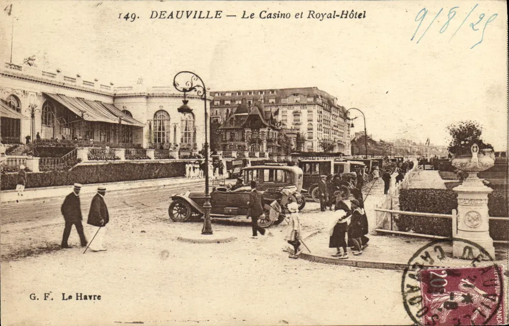 Deauville — Das Casino und Royal-Hôtel — G. F. Le Havre - Vorderseite