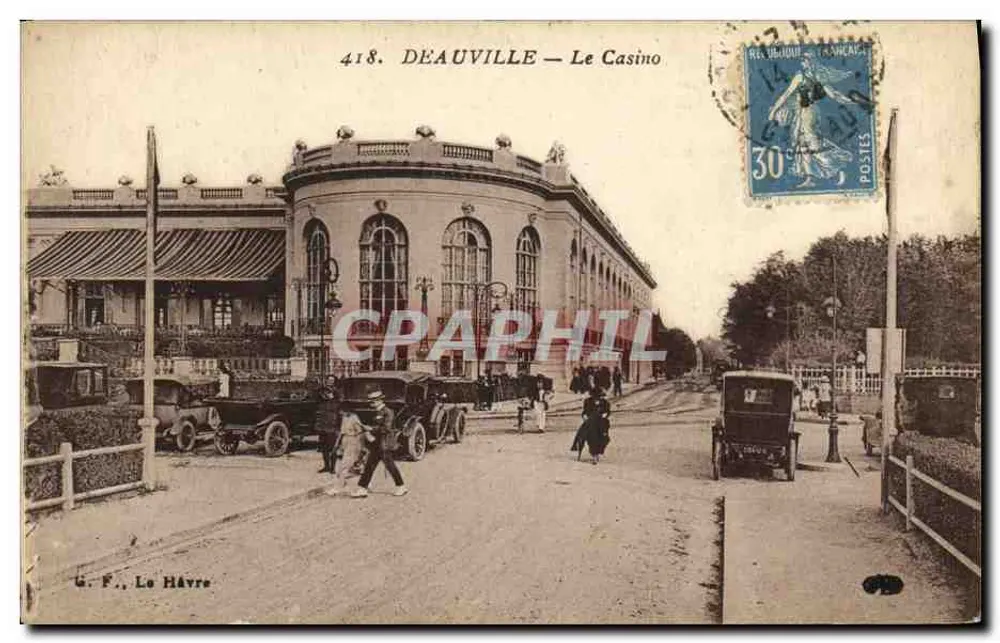 Deauville — Ansicht des Kasinos — G. F., Le Havre, Nr. 418 - Vorderseite