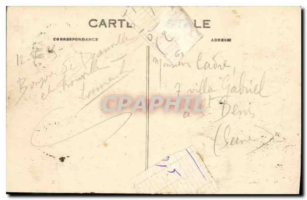 Deauville — O Casino — G. F., Le Havre - Verso