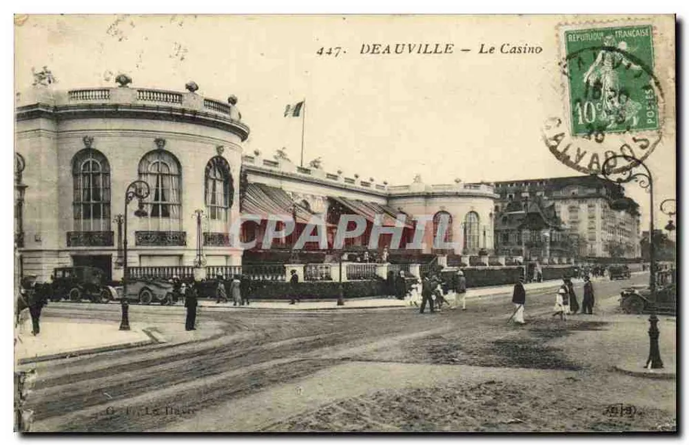 Deauville — O Casino — Editor G. F. Le Floc'h, n° 447 - Frente