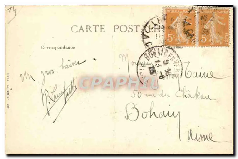 Deauville — O Cassino — F. Le Havre, n°418 - Verso