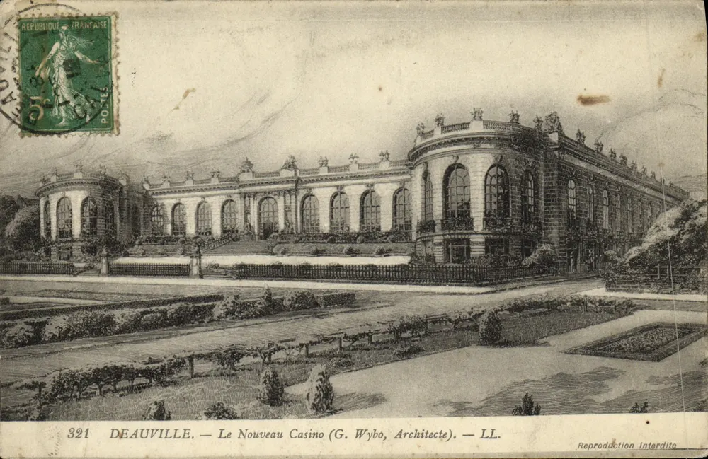 Deauville — Das Neue Casino (G. Wybo, Architekt) — LL. - Vorderseite