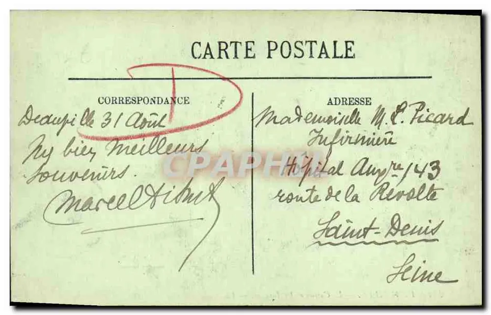 Deauville — Das Casino und die Gärten — LL. n° 282 - Rückseite