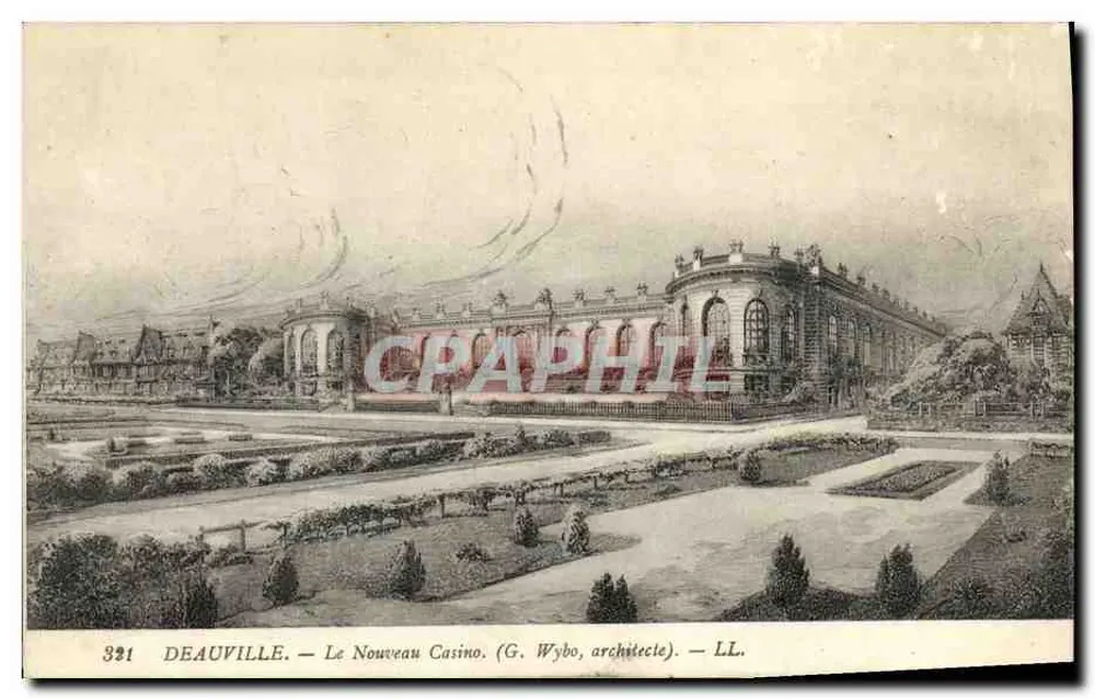 Deauville — Das Neue Casino (G. Wybo, Architekt) — LL. - Vorderseite