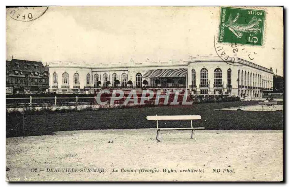 Deauville-sur-Mer — Das Casino (Georges Wybo, Architekt) — ND Fotografie - Vorderseite