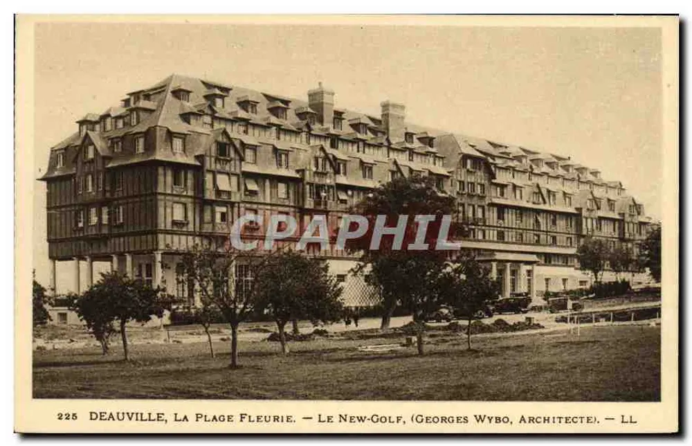 Deauville, A Praia das Flores — Le New-Golf, Georges Wybo, Arquiteto - Frente