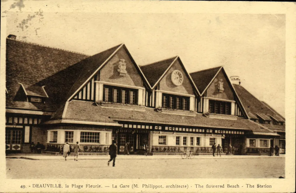 Deauville, Blütenstrand — Die Station (Herr Philippot, Architekt) - Vorderseite