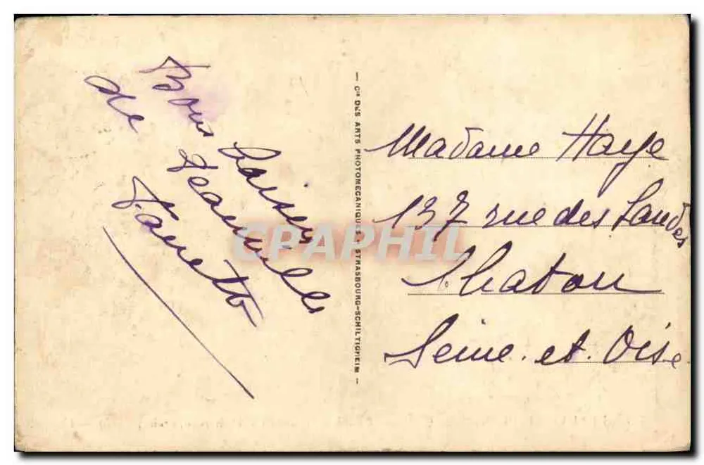 Deauville-Plage Fleurie — Ferme du Coteau (G. Pichereau, arch. ; Caen). - Verso