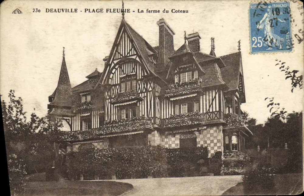 Deauville - Blütenstrand - Die Farm des Coteau — Verlag, Nr. 230 - Vorderseite