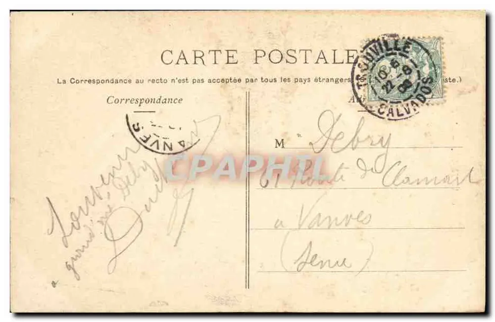 Deauville — A Igreja - Verso