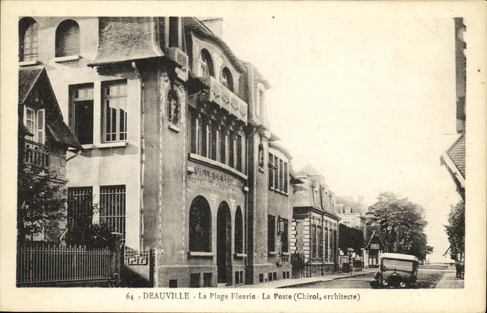 Deauville - A Praia Florida - A Postagem (Chirol, arquiteto) - Frente