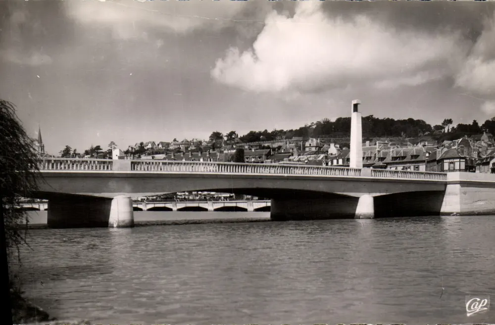 Deauville - Trouville — Der neue Brücke — Cie des Arts Photographiques, Paris - Vorderseite