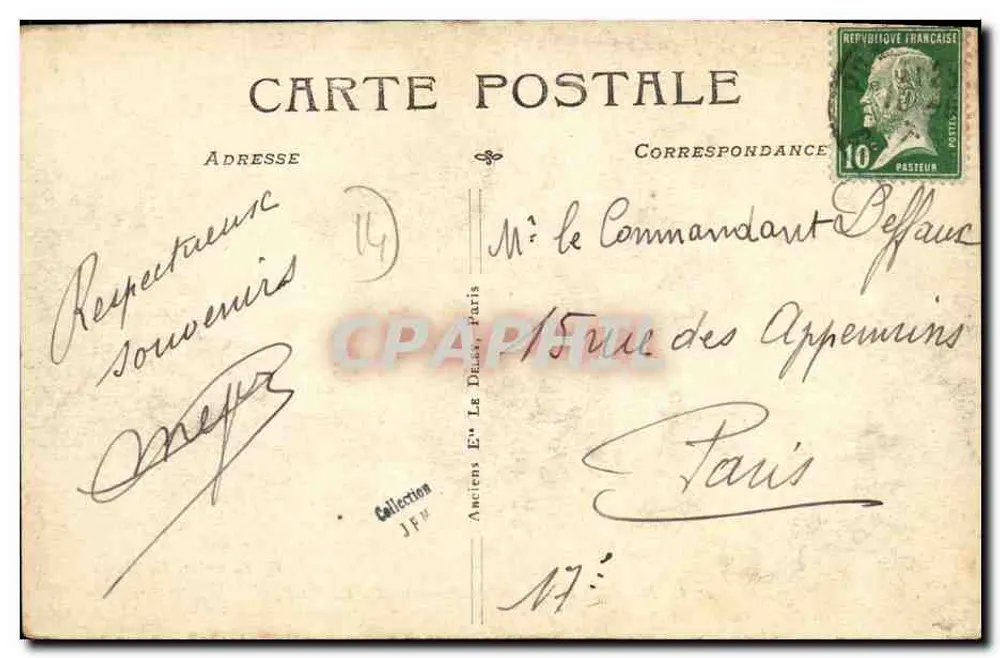 Deauville — Monument D. Le Hoc — G. Forestier, Le Havre - Verso
