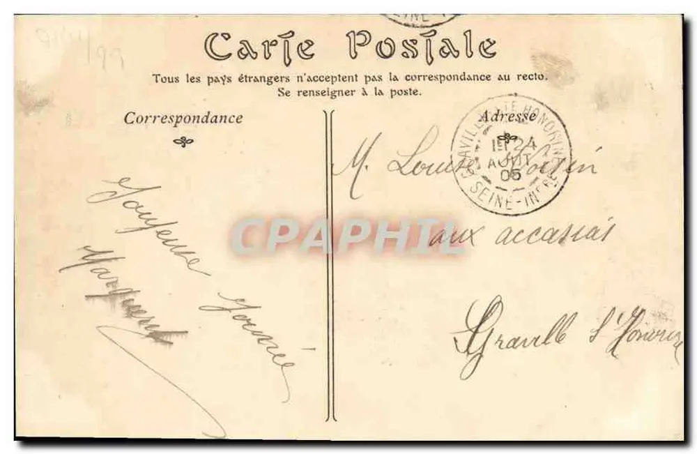 Deauville-sur-Mer — O Farol — ND. Fotografia - Verso