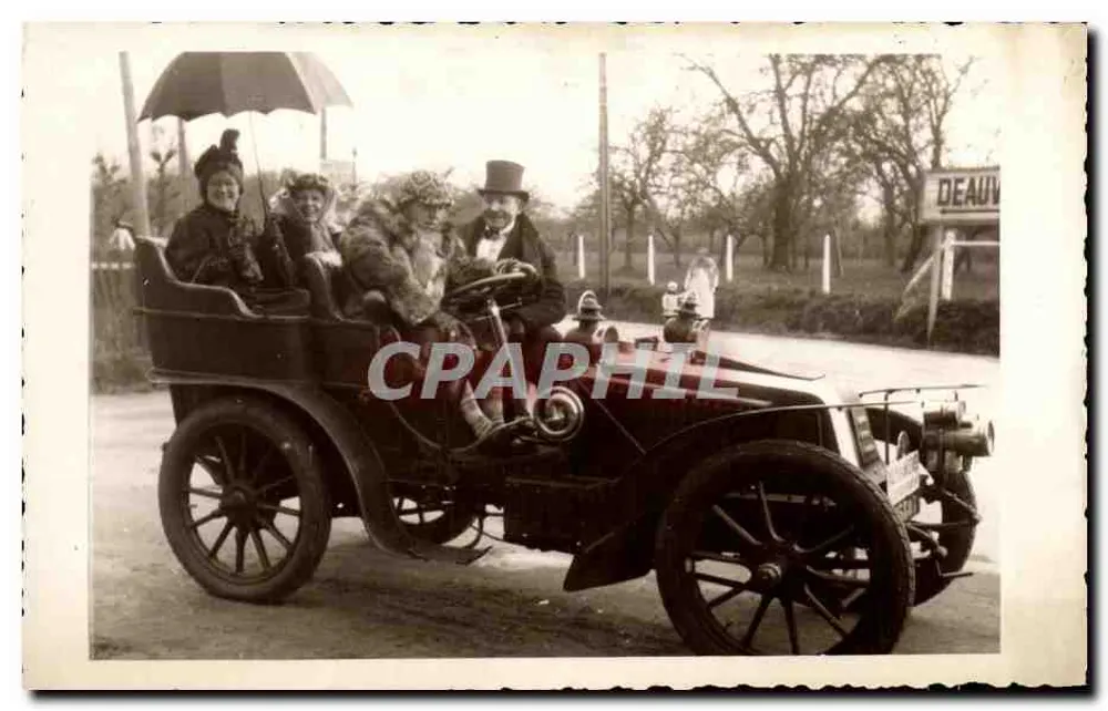 Familia en un coche en Deauville — n° 72 - Anverso