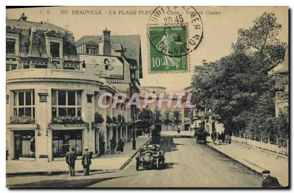 Deauville - Die Blühende Strandpromenade — Ciro's - Große Strandvilla — Verlag C.S. n°170 - Vorderseite