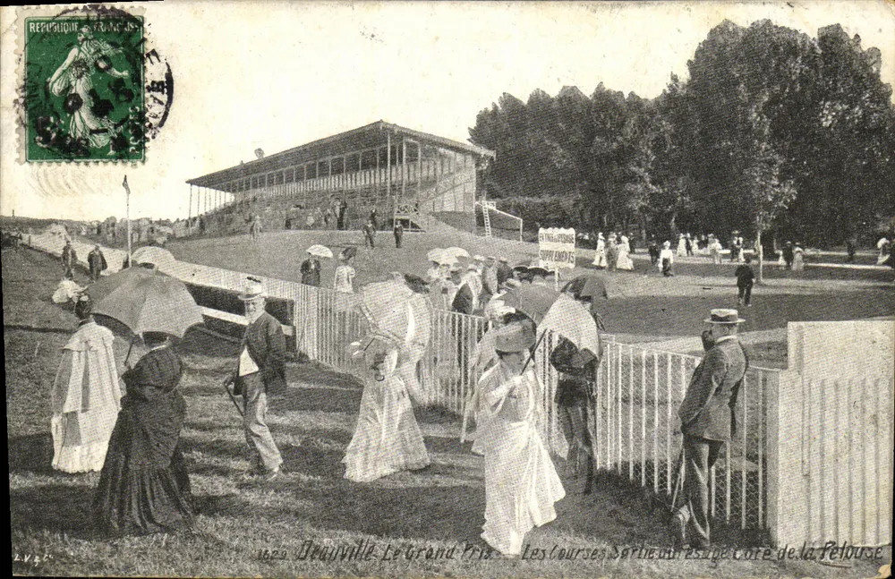 Deauville - Der Grand Prix - Die Herbages-Rennstrecke, Côte de la Pelouse - Vorderseite