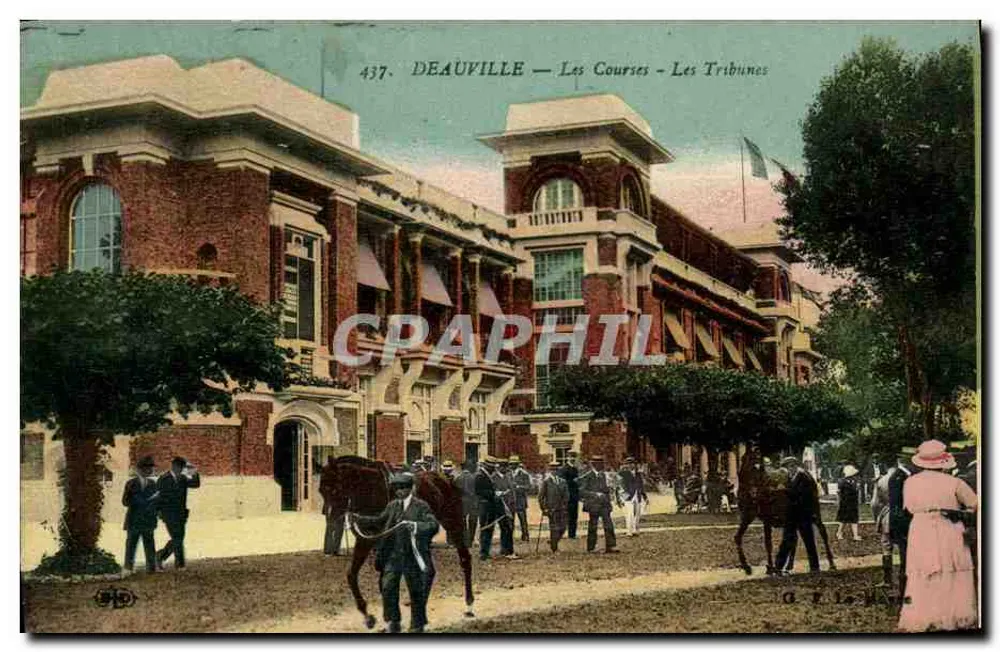 Deauville — Die Rennen — Die Tribünen — G. P. Le Vare - Vorderseite
