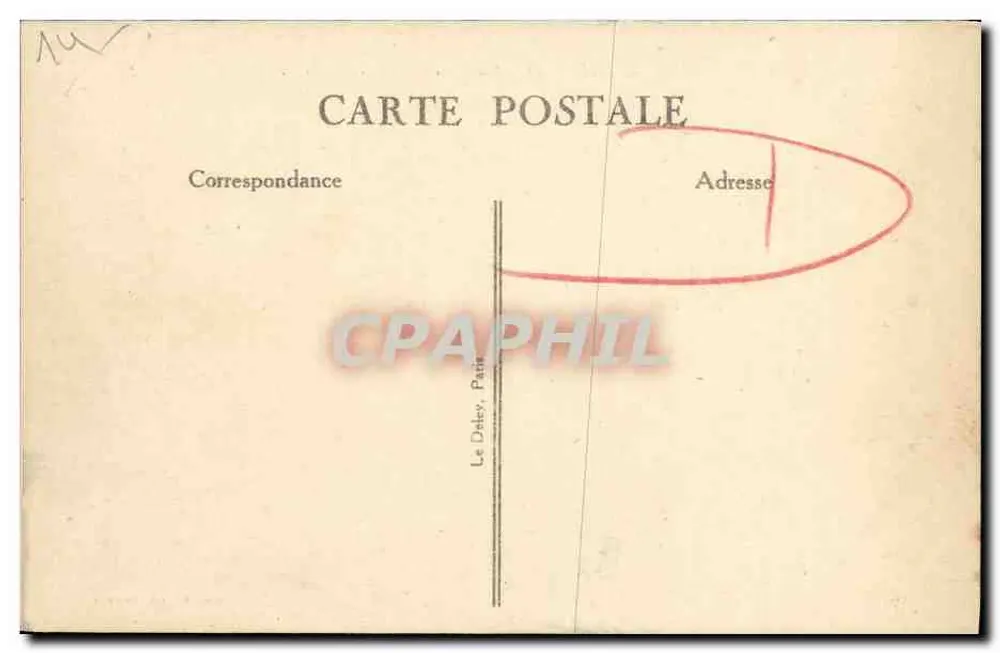 Deauville — Die Rennen — Die Tribünen — G. P. Le Vare - Rückseite