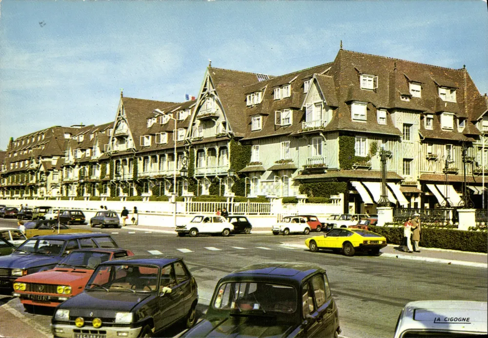 Hôtel Normandy — La Cigogne — Verleger La Cigogne, 14 Deauville « La Plage Fleurie » - Vorderseite