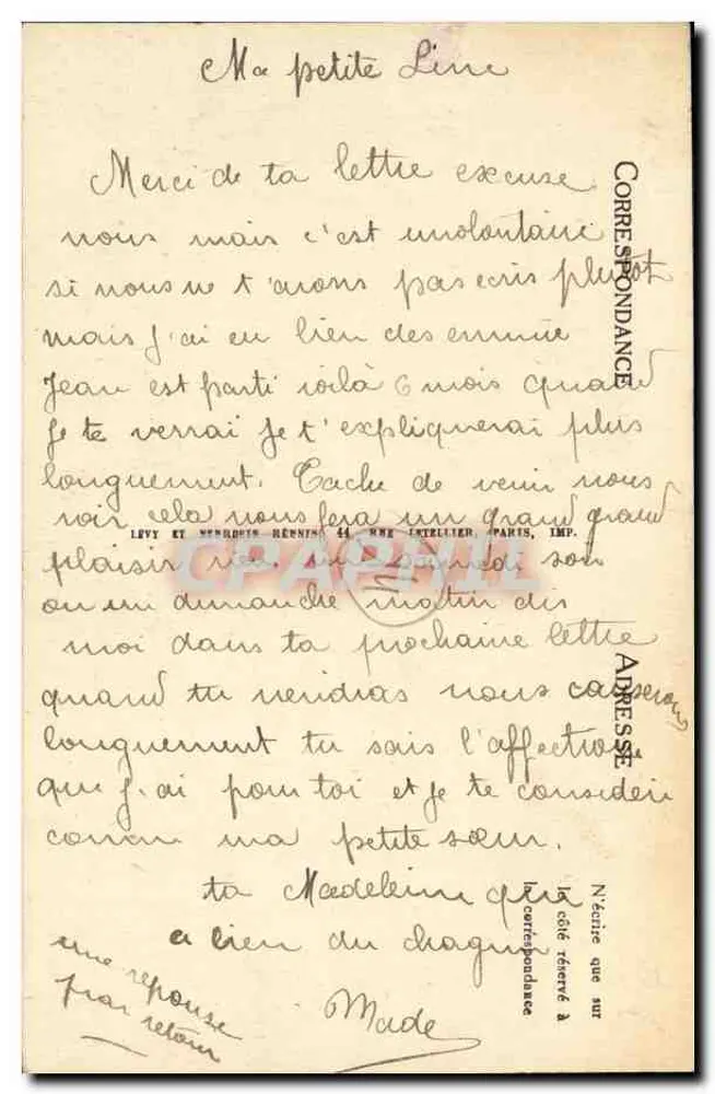 Deauville, Die blühende Strände — Das Normandy-Hotel, normannische Hof — Th. Petit, Arch. - Rückseite