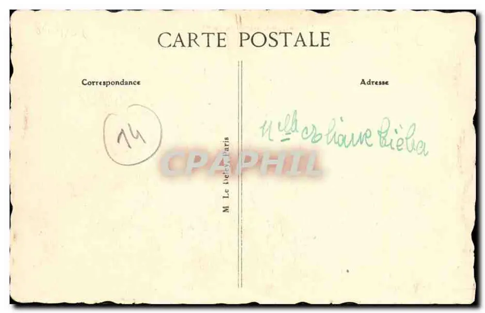Deauville — Normandy-Hotel — Verlag O.T.D. - Rückseite