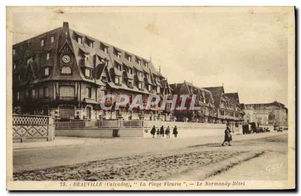 Deauville (Calvados), 'La Plage Fleurie', — Le Normandy-Hôtel — Gaby - Vorderseite