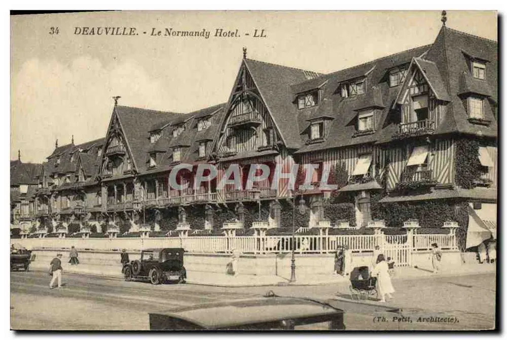 Deauville - O Hotel Normandy — Th. Patis, Arquiteto - Frente
