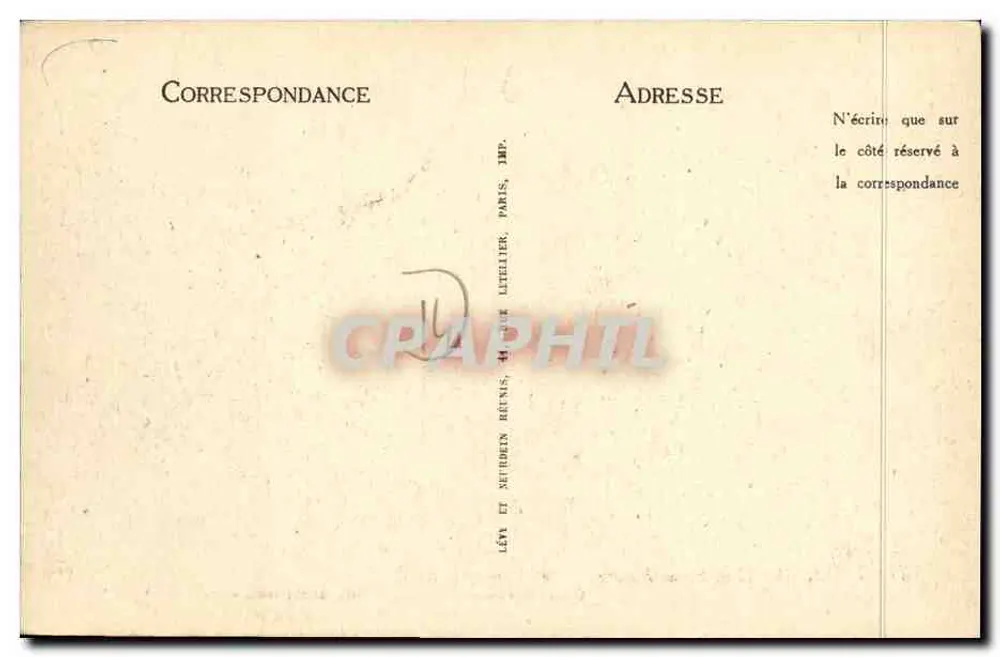 Deauville, der blühende Strand — Das Normandy-Hôtel — Th. Petit, Architekt — LL - Rückseite