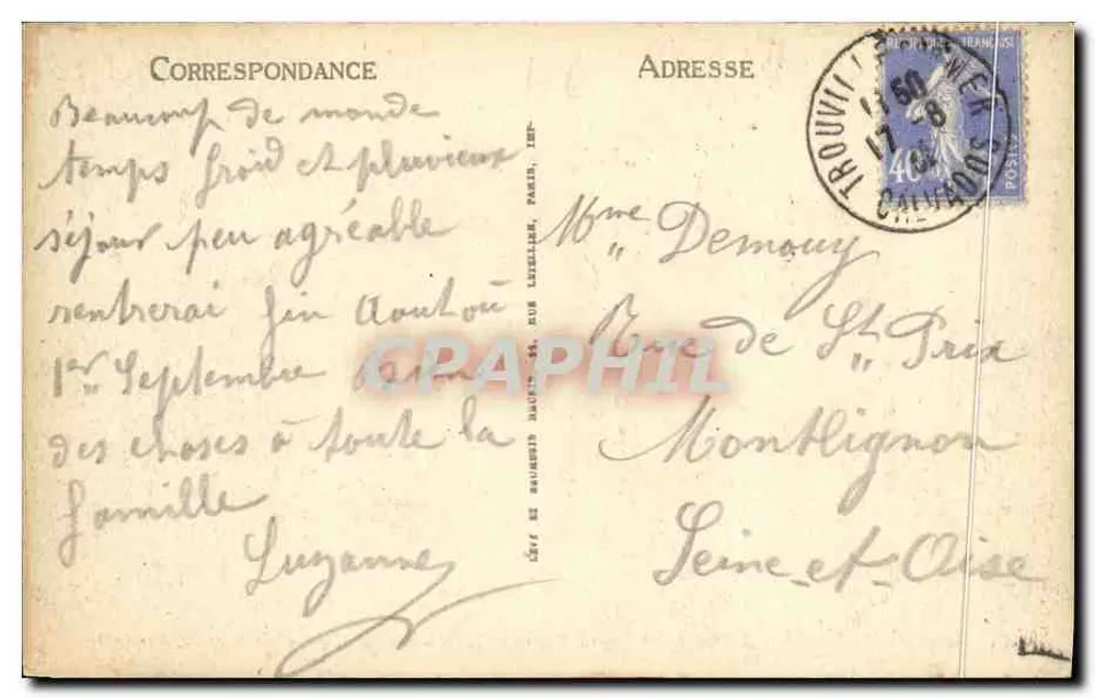 Deauville, die Blühende Strände — Normandy-Hotel, der normannische Hof (Théo Petit, Architekt) - Rückseite