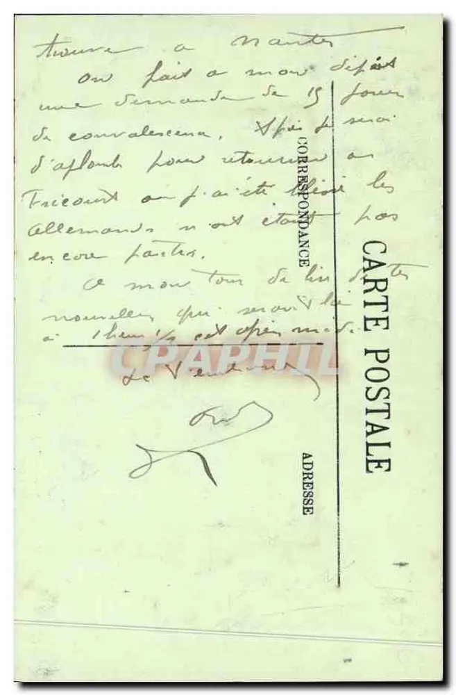 Deauville — Normandia — Hotel La Cour — LL - Verso
