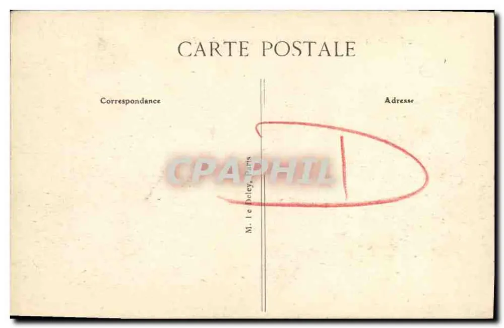 Deauville — Royal-Hôtel und der Garten — Verlag Deléy, Paris, n° 426 - Rückseite