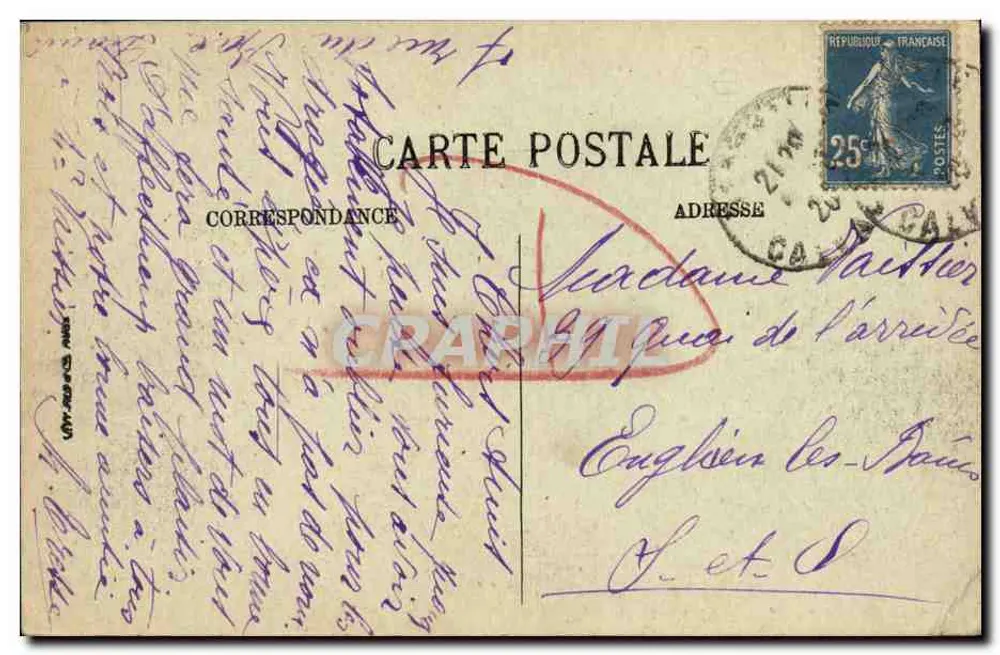 Deauville — Hotel Real — LL. — n° 226 - Verso