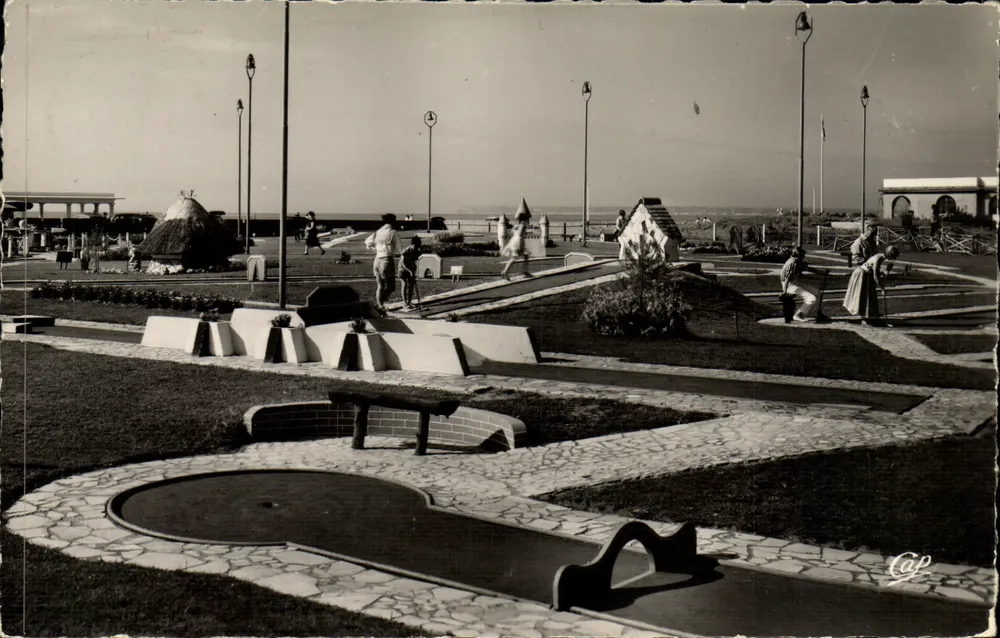 Il Mini Golf — Deauville - Spiaggia dei Fiori — C.A.P. Réal-Photo - Recto