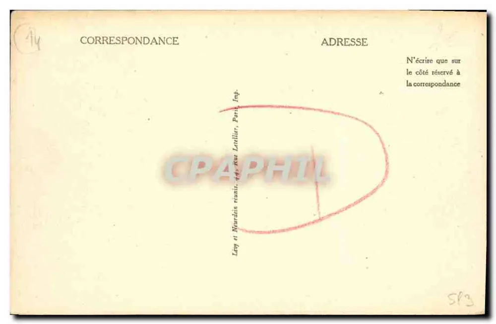 Deauville — Os Jardins — LL - Verso