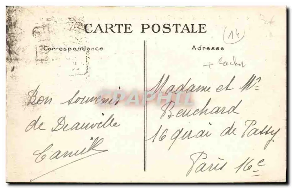 Deauville — Die Blühende Strandpromenade — Eine Feier vor den blühenden Gärten - Rückseite