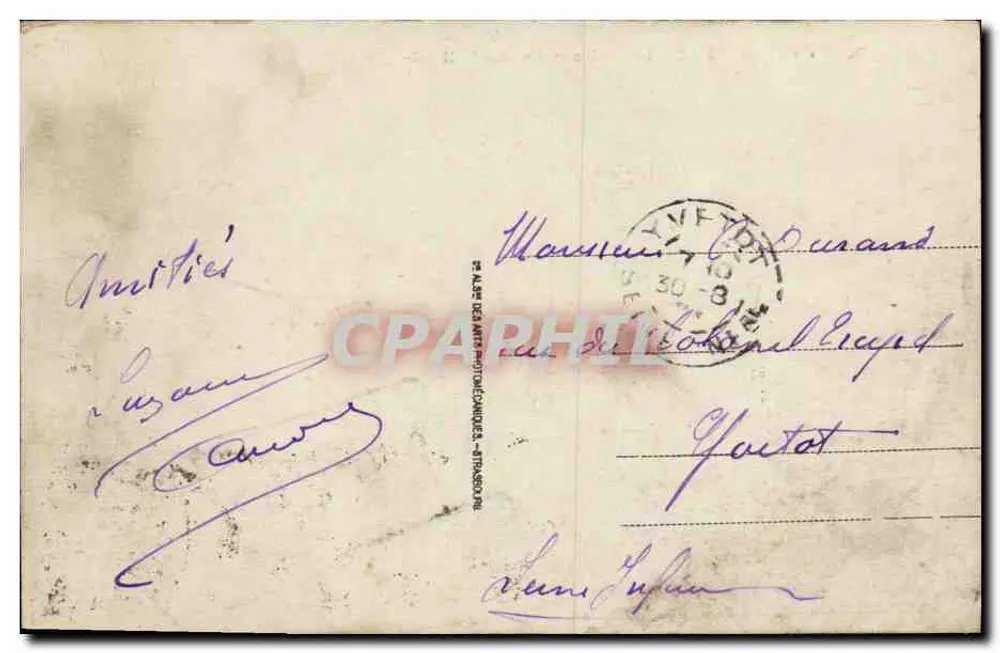 Deauville - Das Casino und das Hotel Normandy — Verlag Alain de Caumont, Nr. 130 - Rückseite
